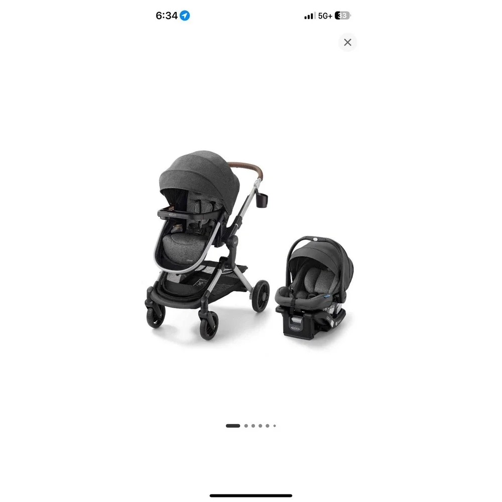 Graco Modes Nest 3-In-1 w/ Snugride 35 Lite Elite Slide New In Box Travel System